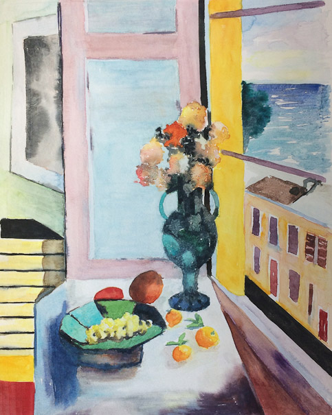 18-travaux eleves Evelyne Delfour,d'après Matisse